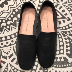 NEW! Black Chinese Laundry loafers sz 9 -run large